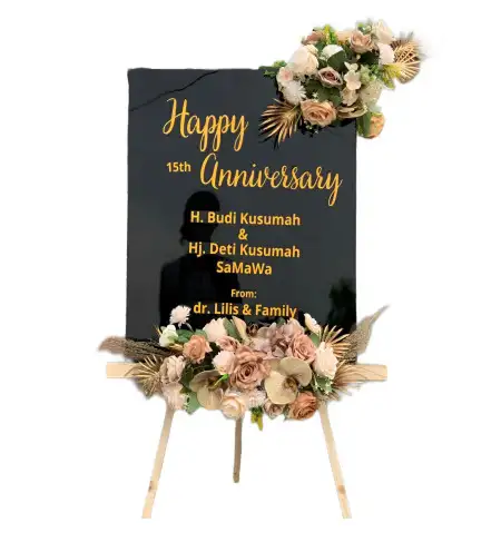Papan Bunga Akrilik Tubyal